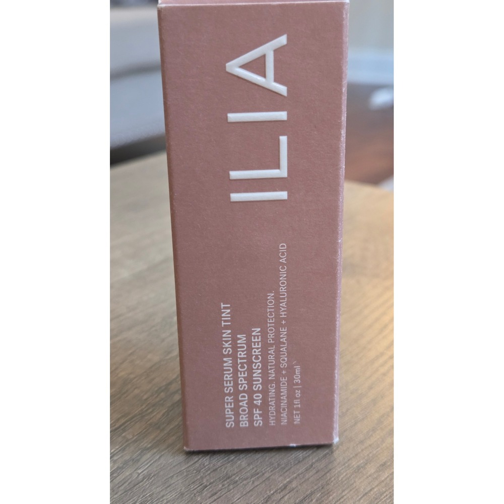ILIA Super Serum Skin Tint SPF 40 ST16 Pavones 1oz 30ml Niacinamide Squalane NEW